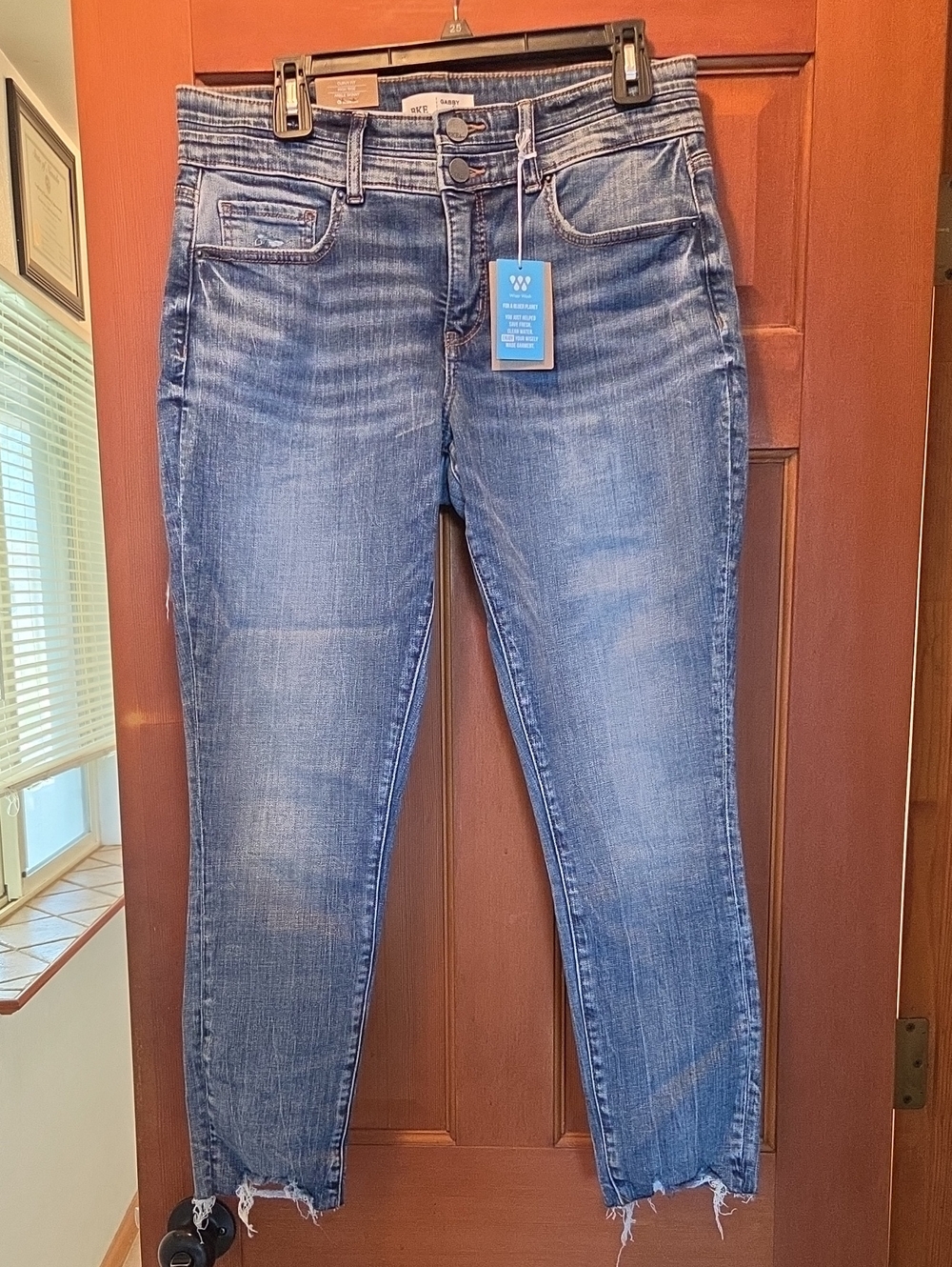 Bke Denim Gabby Distressed High Stretch Ankle Skinny Jeans